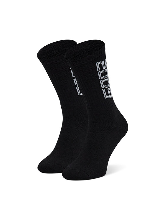 2005 2005 Klasické ponožky Unisex Vertical Socks Černá