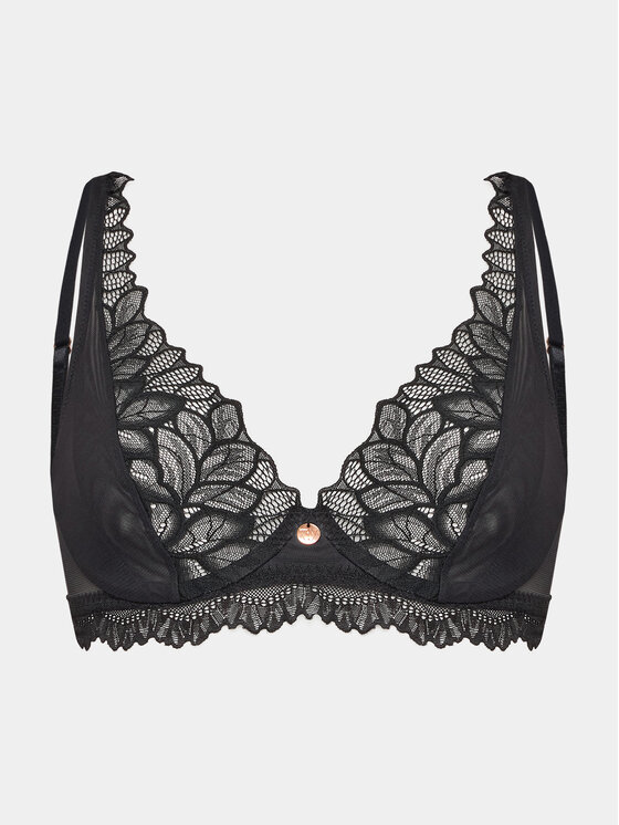 Wonderbra Wonderbra Biustonosz z fiszbiną WB000ARH Czarny