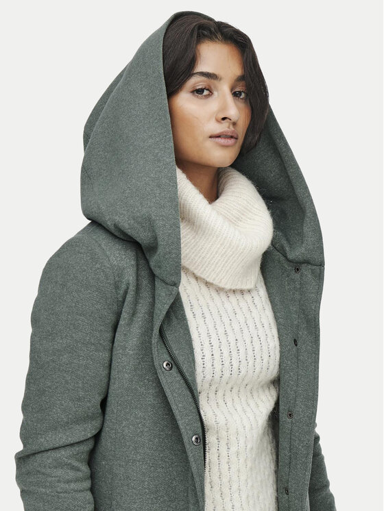 ONLY ONLY Παλτό μεταβατικό Sedona 15142911 Πράσινο Regular Fit