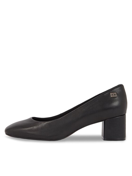 Tommy Hilfiger Tommy Hilfiger Półbuty Essential Midheel Blocky Pump FW0FW07619 Czarny