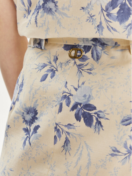 TWINSET TWINSET Zīmuļveida svārki 241TT2425 Écru Regular Fit