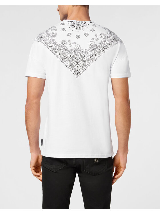 PHILIPP PLEIN PHILIPP PLEIN T-Shirt 22833 Biały Regular Fit