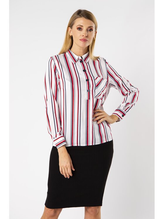 QUIOSQUE QUIOSQUE Halenka CANVAS SHIRT Écru Regular Fit