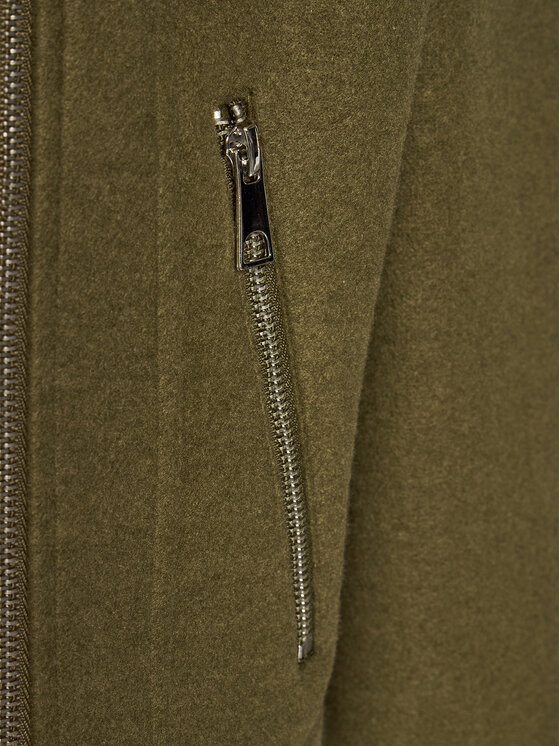 Vero Moda Curve Vero Moda Curve Μπουφάν από απομίμηση δέρματος 10299830 Καφέ Regular Fit