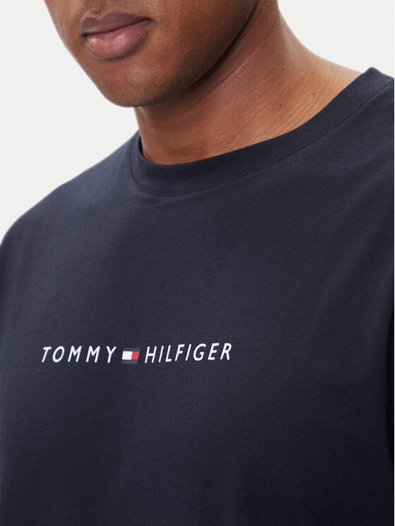 Tommy Hilfiger Tommy Hilfiger Тишърт UM0UM03685 Тъмносин Regular Fit