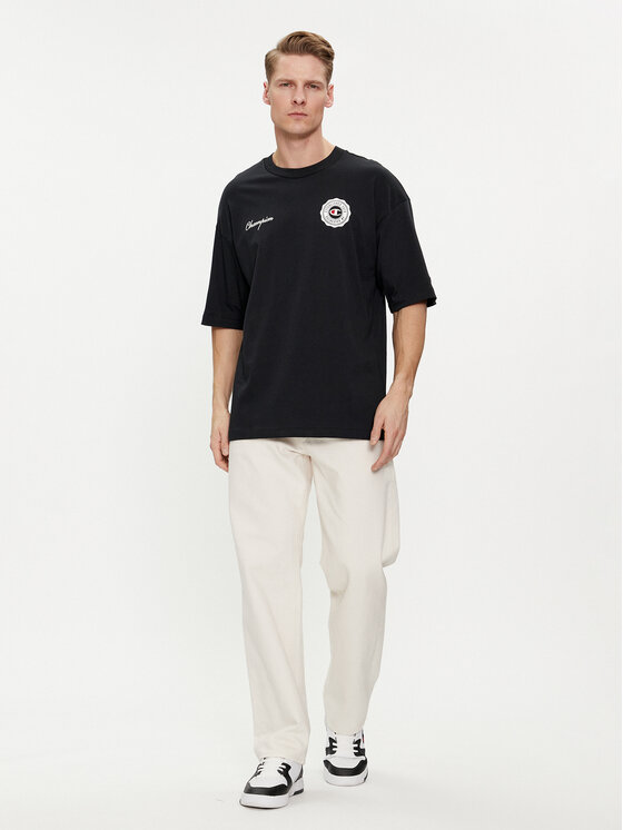 Champion Champion Футболка 219855 Чорний Custom Fit