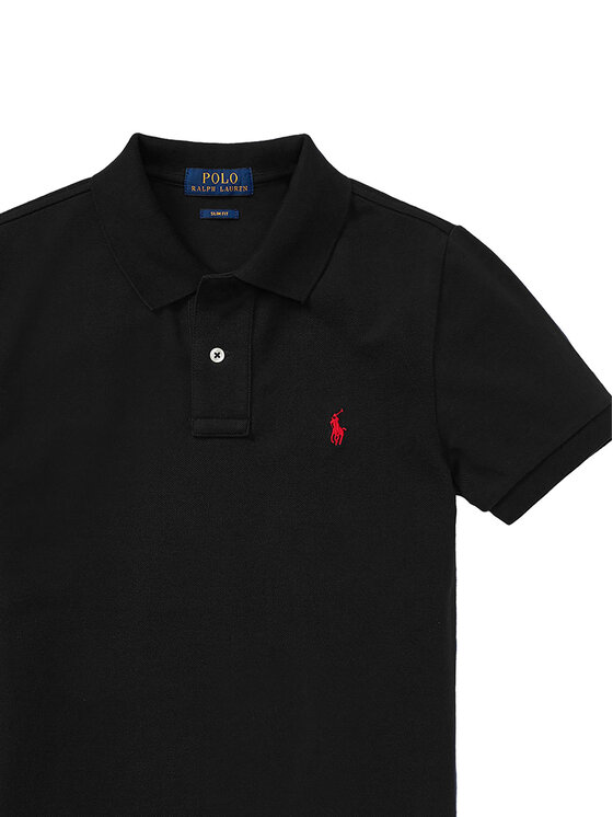 Polo Ralph Lauren Polo Ralph Lauren Polokošeľa 323547926001 Čierna Slim Fit