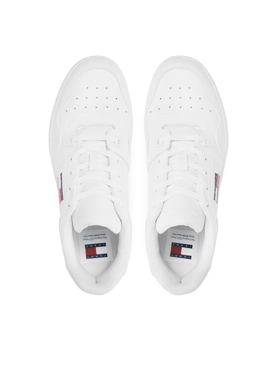Tommy Jeans Tommy Jeans Sneakersy Tjm Retro Basket Ess EM0EM01395 Biały