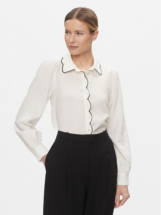 Vero Moda Vero Moda Риза Gigi 10303039 Бял Regular Fit