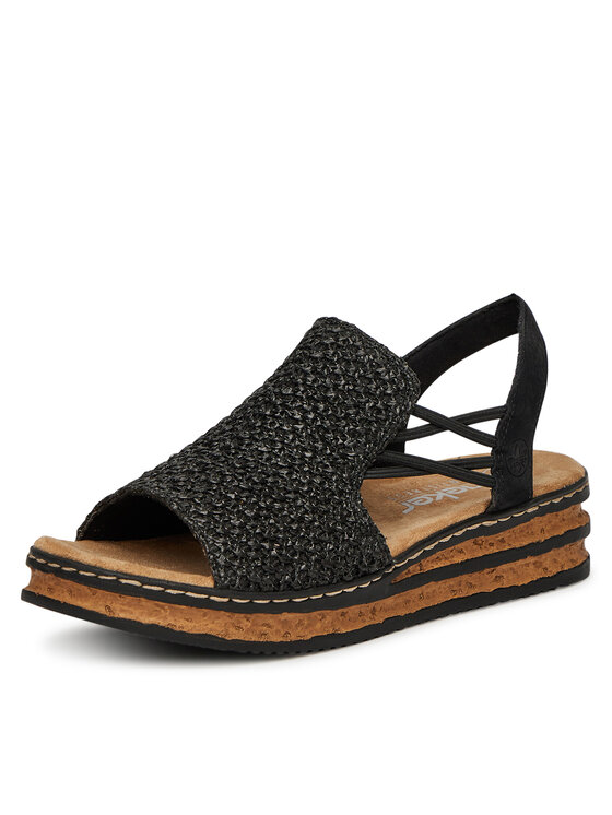 Rieker Rieker Sandales 62941-00 Melns