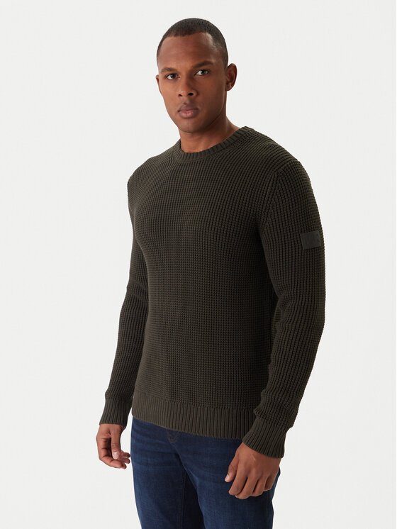 JOOP! Jeans JOOP! Jeans Sveter Harono 30047662 Zelená Modern Fit