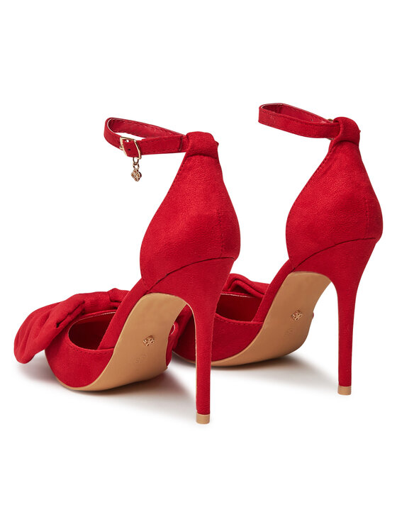 DeeZee DeeZee Pantofi cu toc subțire HT6176-57 Roșu