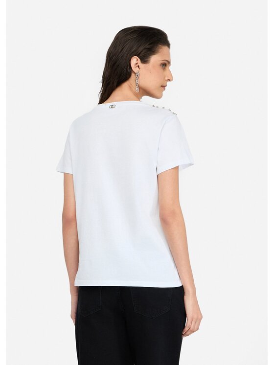 Liu Jo Liu Jo T-shirt MF5344J630811110 Bianco Regular Fit