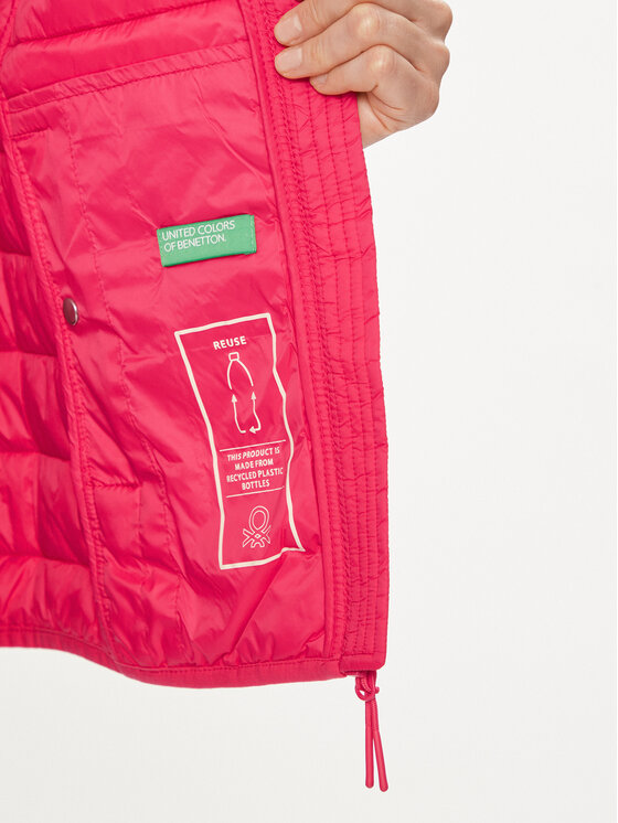 United Colors Of Benetton United Colors Of Benetton Μπουφάν μεταβατικό 2TWDDN024 Ροζ Regular Fit