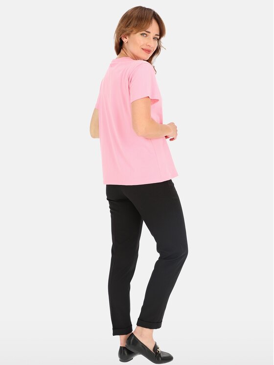 Perso Perso Tričko TCE245285F Ružová Regular Fit
