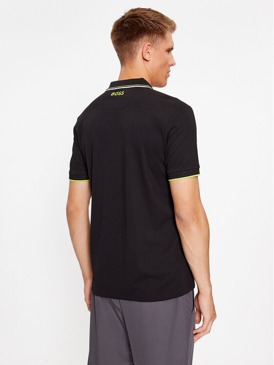 BOSS Boss Polo marškinėliai Paddy Pro 50469094 Juoda Regular Fit