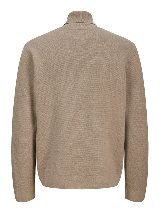 Jack & Jones Jack & Jones Rollkragenpullover Milano 12285093 Beige Relaxed Fit