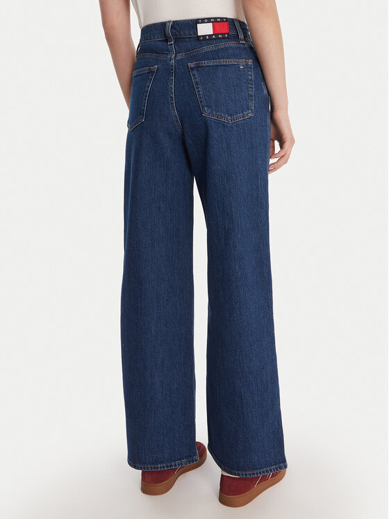 Tommy Jeans Tommy Jeans Farmer Claire DW0DW22438 Sötétkék Wide Leg
