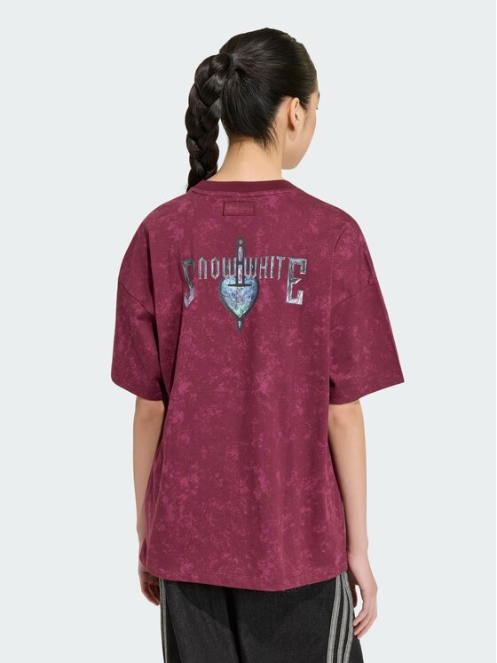 adidas adidas T-Shirt 170890 Czerwony ciemny Oversize