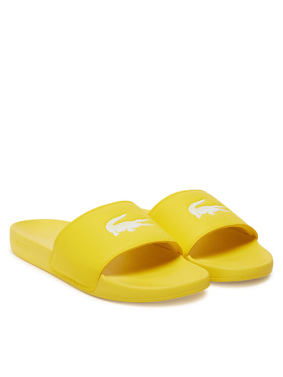 Lacoste Lacoste Şlapi Serve Sliders 7-49CMA0041 Galben