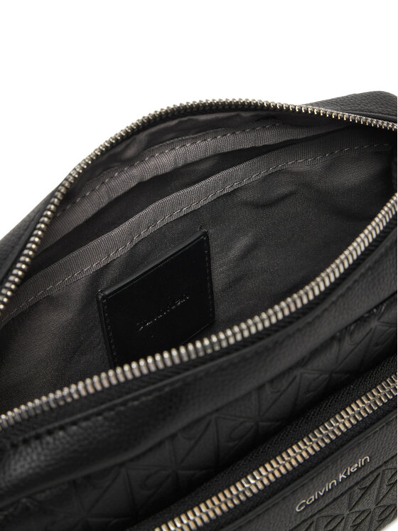 Calvin Klein Calvin Klein Borsellino Emblem Emboss Camera Bag LV04D3203G Nero