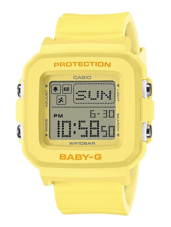 Baby-G Baby-G Zegarek Casio-BGD-10KH-9ER Żółty