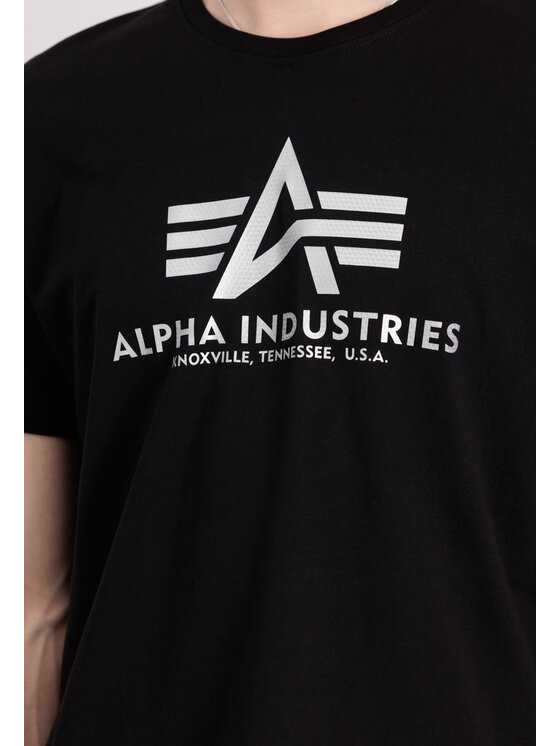 Alpha Industries Alpha Industries T-Shirt AI.100501CB-423-XL Czarny
