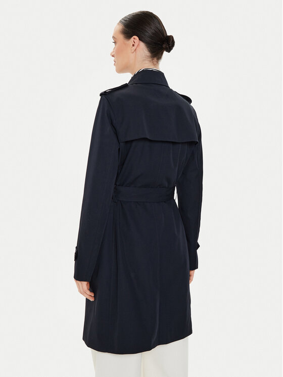 Tommy Hilfiger Tommy Hilfiger Trench WW0WW42133 Tamnoplava Slim Fit