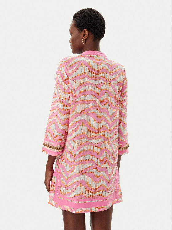 LOLA CASADEMUNT LOLA CASADEMUNT Літня сукня LS2516068 Рожевий Regular Fit