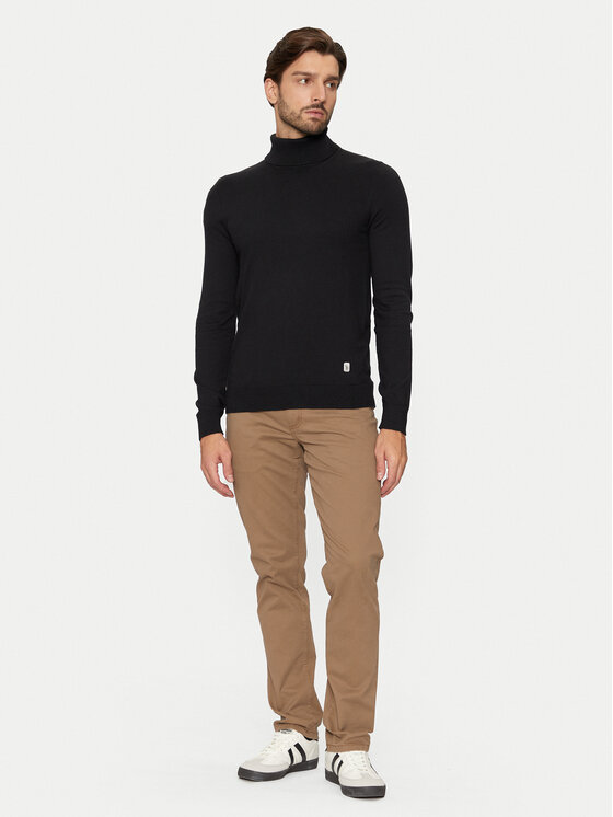 U.S. Polo Assn. U.S. Polo Assn. Dolčevita MUP3798 Crna Slim Fit