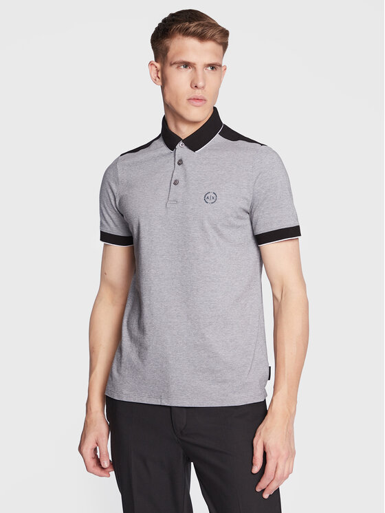 Armani Exchange Armani Exchange Polo 8NZF76 Z8M5Z 1200 Grigio Regular Fit