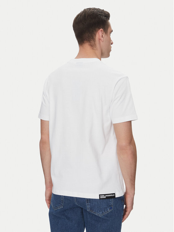 KARL LAGERFELD KARL LAGERFELD T-shirt A2M17038 Bijela Regular Fit