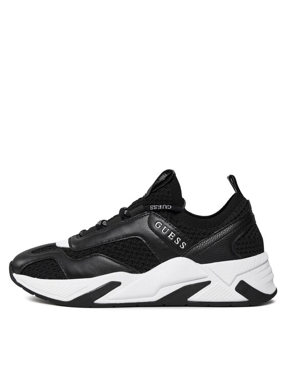 Guess Guess Sneakersy Geniver2 FLPGE2 FAB12 Czarny