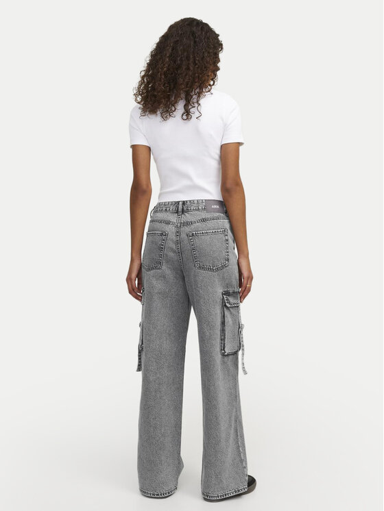 JJXX JJXX Farmer Tokyo 12267831 Szürke Wide Leg