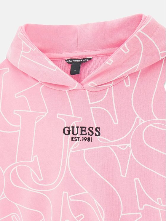 Guess Guess Sweatshirt J6YQ10 K3908 Rosa Regular Fit