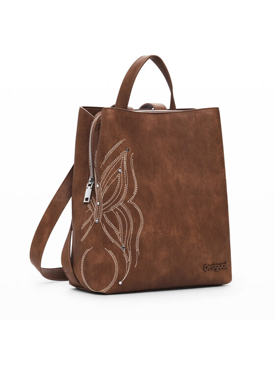 Damski Plecak Desigual, Brązowy, Goodall Sumy 25SAKP07