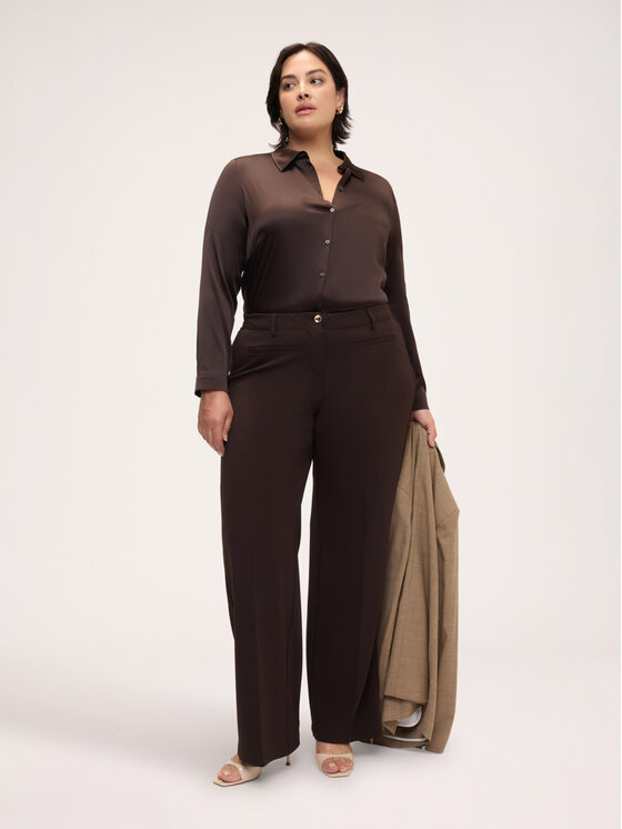 Fiorella Rubino Fiorella Rubino Koszula 5032T001544N022 Brązowy Regular Fit