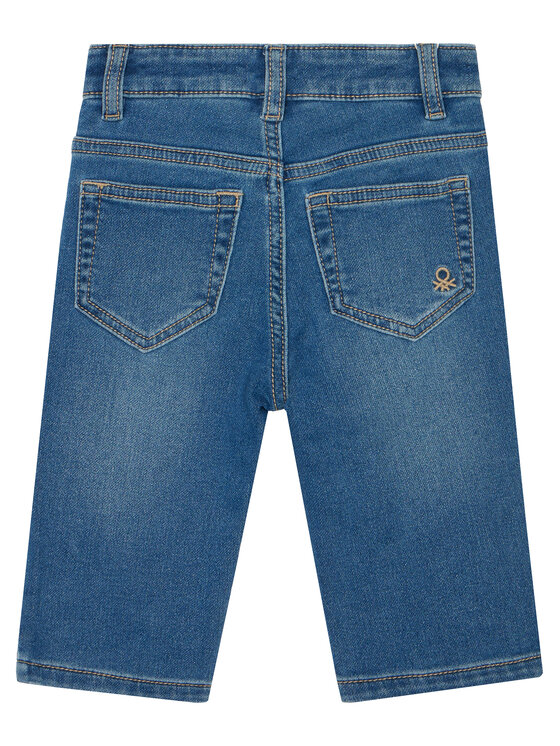 United Colors Of Benetton United Colors Of Benetton Jeansy 44LGGE02F Granatowy Straight Leg