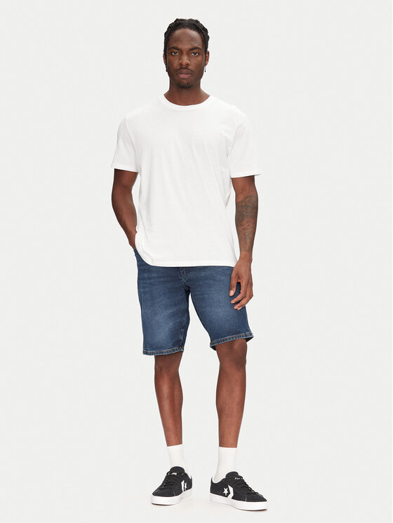 Wrangler Wrangler Džínsové šortky Texas 112362506 Tmavomodrá Regular Fit