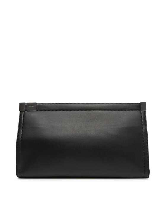 Damska Torebka Calvin Klein, Czarna, Ck Narrate Oversized Clutch K60K612989