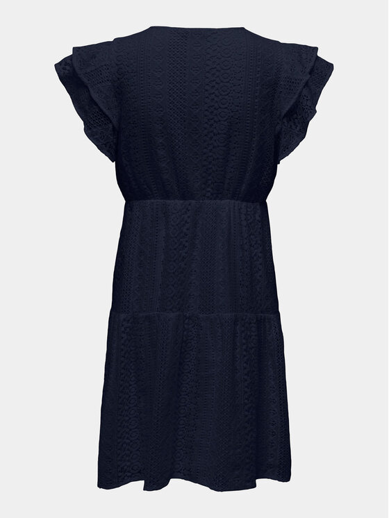 ONLY ONLY Sommerkleid Helena 15303058 Dunkelblau Regular Fit