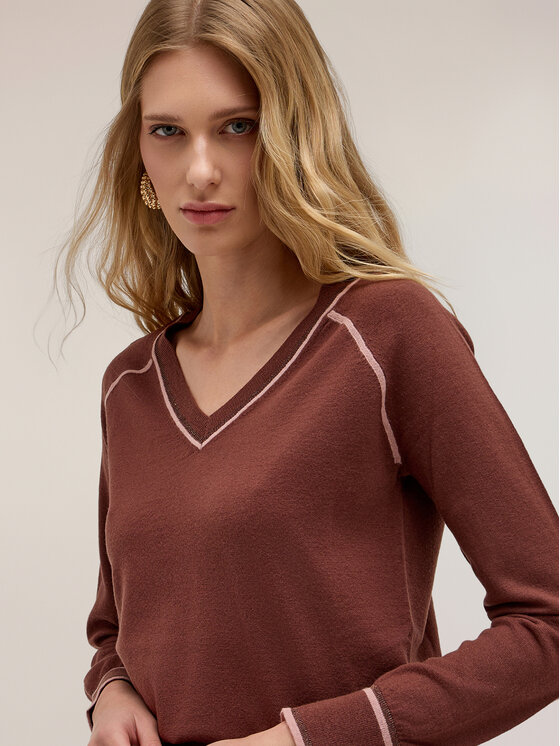 Motivi Motivi Maglione M470W004181N0V2 Marrone Regular Fit