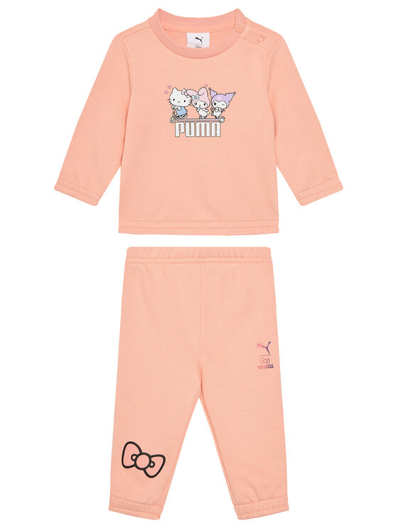 Puma Puma Tepláková souprava PUMA X Hello Kitty And Friends Minicats 630065 Korálová Regular Fit