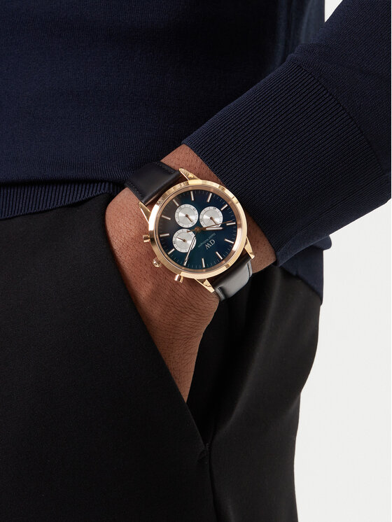 Daniel Wellington Daniel Wellington Karóra Iconic Chronograph St Mawes Arctic Panda DW00100877 Fekete