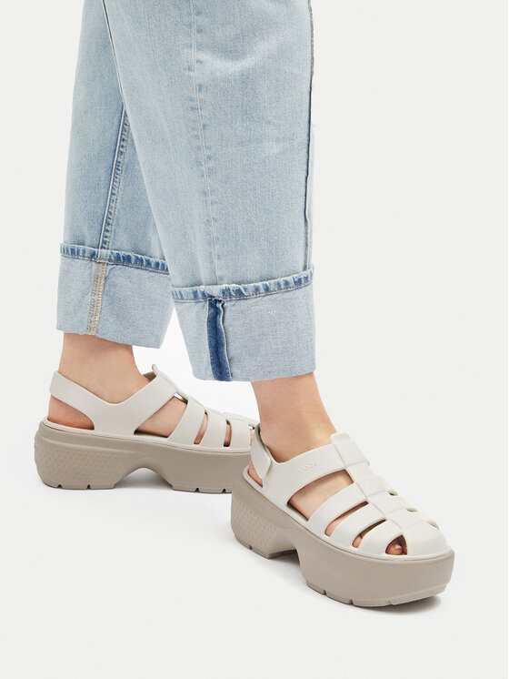 Crocs Crocs Sandály Stomp Fisherman Sandal 209938 Šedá