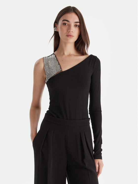 Patrizia Pepe Body 2M4504/338-J4R0 Czarny Slim Fit