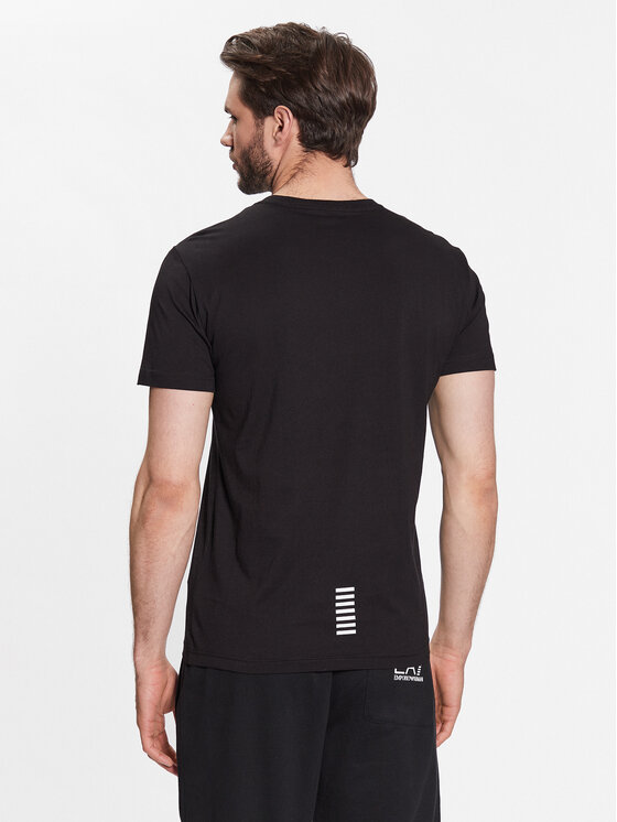 EA7 Emporio Armani EA7 Emporio Armani Majica 8NPT51 PJM9Z 1200 Črna Regular Fit