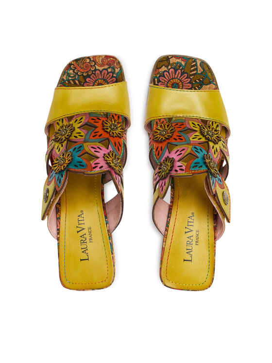 Laura Vita Laura Vita Шльопанці Jacqueso 09 Жовтий
