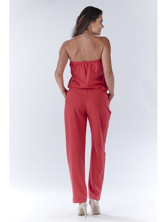Awama Awama Kombinezon A182 Fioletowy Basic Fit