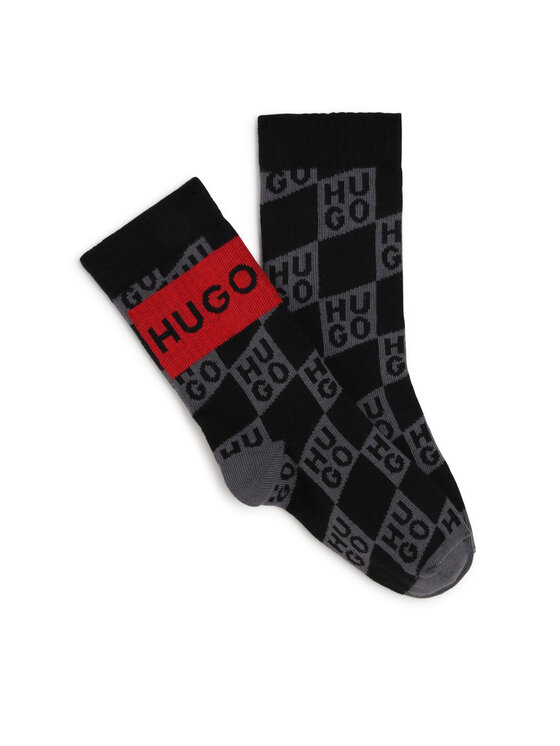 HUGO Hugo 2er-Set hohe Kindersocken G00267 Bunt